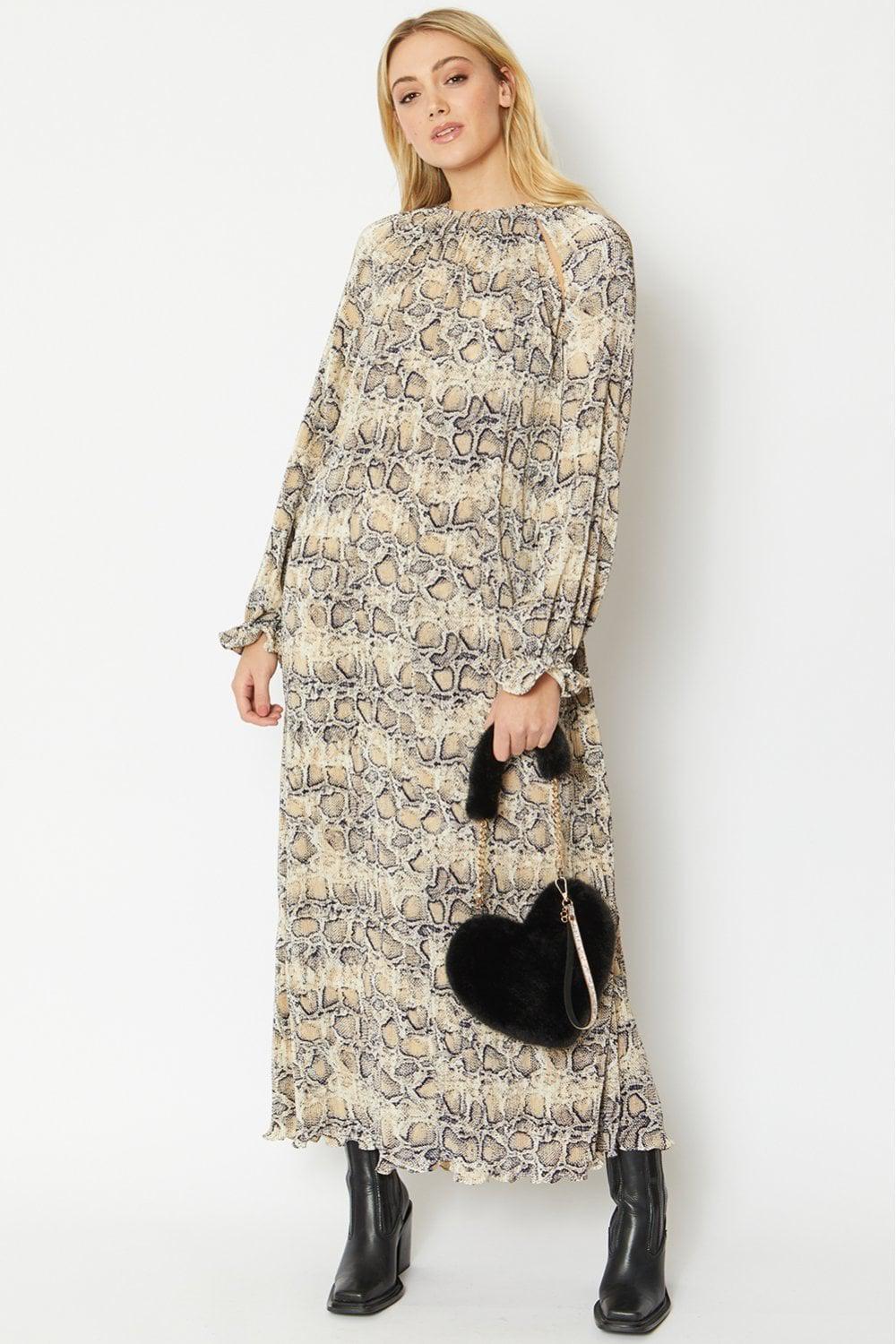 Women New Turing Floral-Print Crepe Midi Dress S4567122 Women New Turing Floral-Print Crepe Midi Dress S4567122