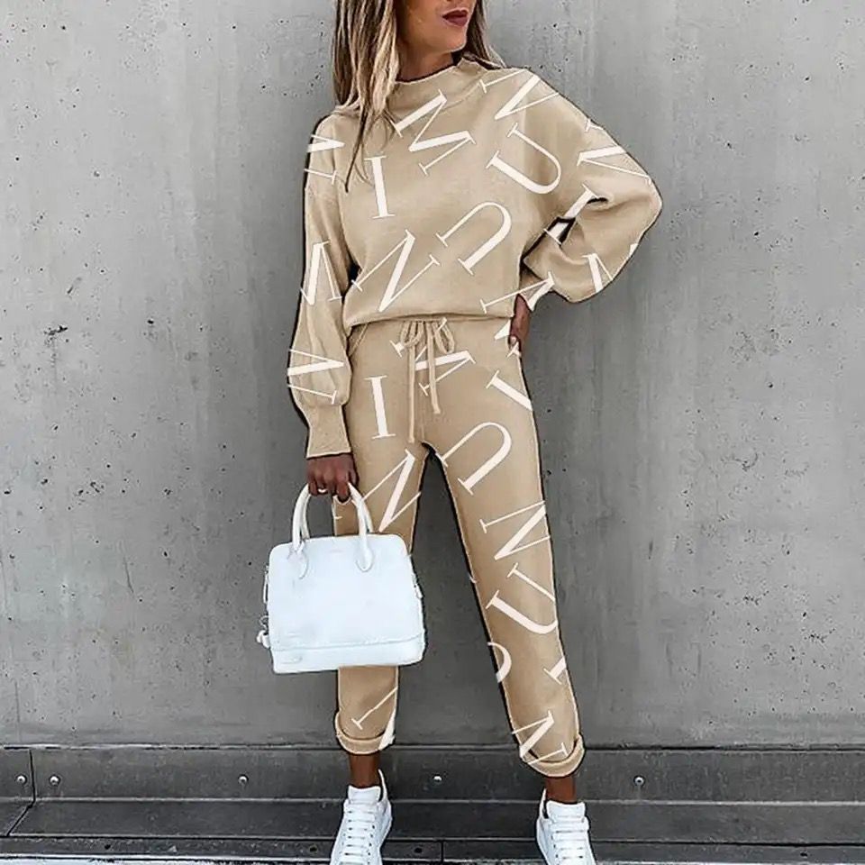 Long Sleeve Pocket Blouse Drawstring Pants Suit Spring Autumn S 070087492 Long Sleeve Pocket Blouse Drawstring Pants Suit Spring Autumn S 070087492
