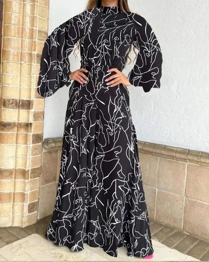 Women's Casual Striped Print Jumpsuit 3XL B-58036 - TUZZUT Qatar Online Shopping