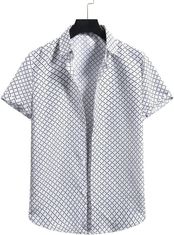 Men Plaid Shirt Men 2XL S4558008 Men Plaid Shirt Men 2XL S4558008
