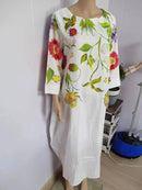 New White Dress Women M 0005110 - TUZZUT Qatar Online Shopping