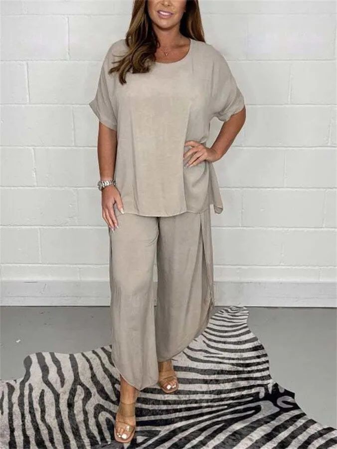 2 Piece Sleeved Trouser Set 3XL B-71843 2 Piece Sleeved Trouser Set 3XL B-71843