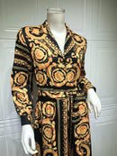 Muslim Moroccan Women Kaftan Long Sleeve Dresses S4196847 - TUZZUT Qatar Online Shopping