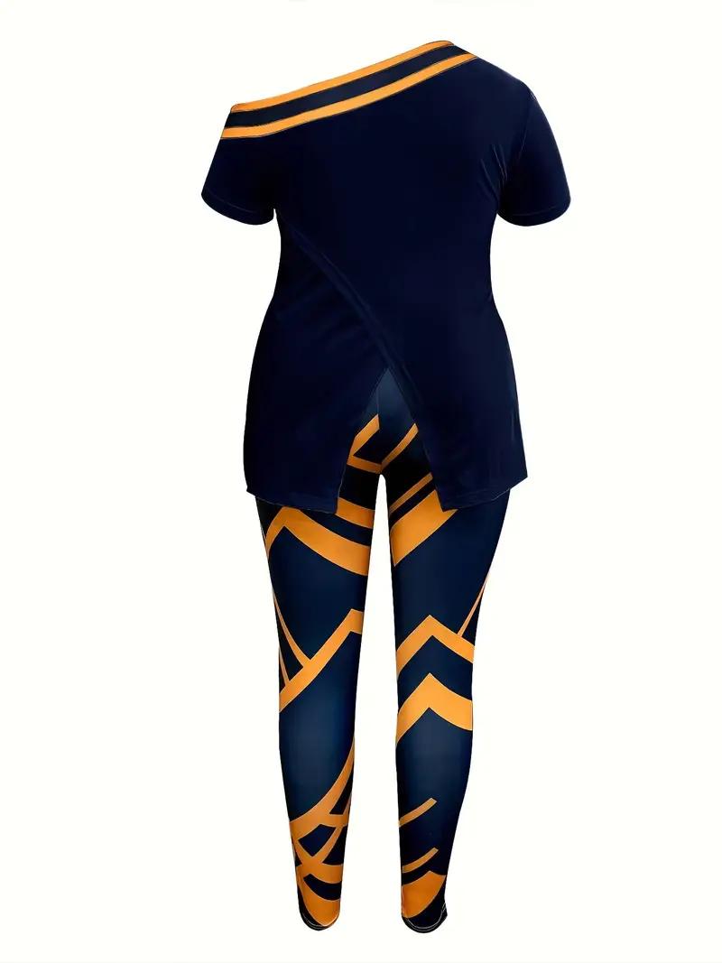 Slanted Shoulder Print Slit Fashion Suit M B-115085 Slanted Shoulder Print Slit Fashion Suit M B-115085