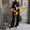 Tops And Wide Leg Pants Suit Elegant Lady Two Piece Set Tracksuits S2072190 - TUZZUT Qatar Online Shopping