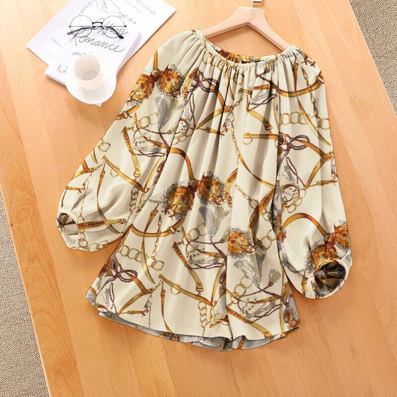 ZANZEA Women's Vintage Round Neck Blouse Shirt S S3919500 ZANZEA Women's Vintage Round Neck Blouse Shirt S S3919500