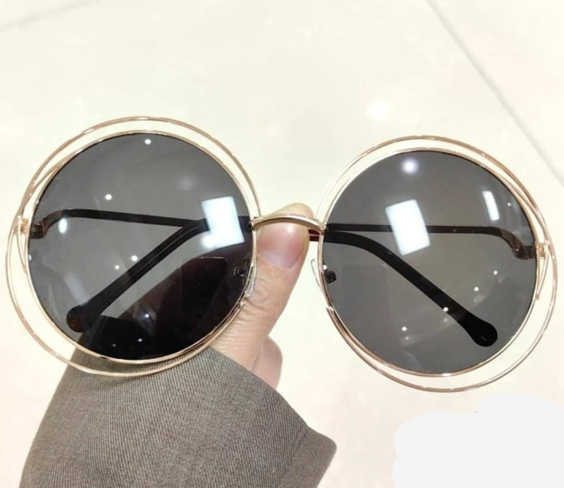 Ladies Fashion Round Frame Sunglass S4600692 - TUZZUT Qatar Online Shopping