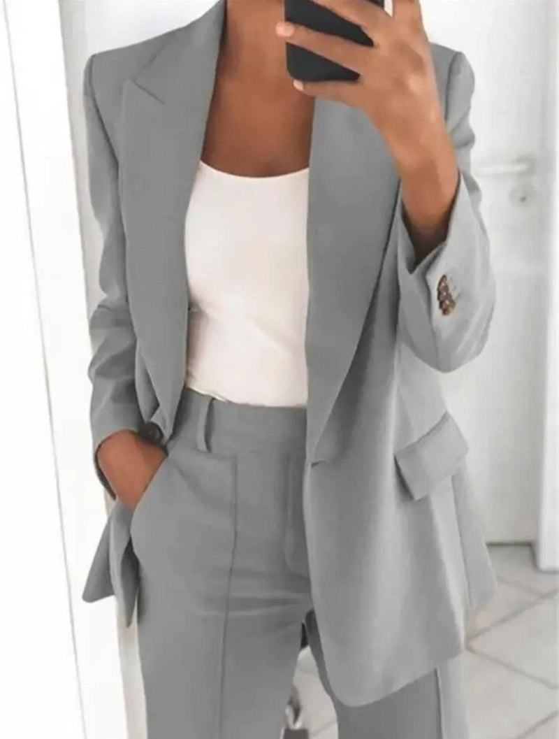 Women's Elegant Blazer 2XL B-54383 - TUZZUT Qatar Online Shopping