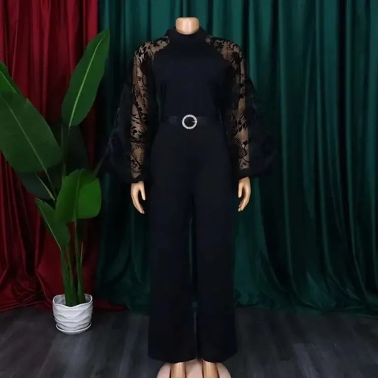 Women's long-sleeved high-waist dress XL B--48916 - TUZZUT Qatar Online Shopping