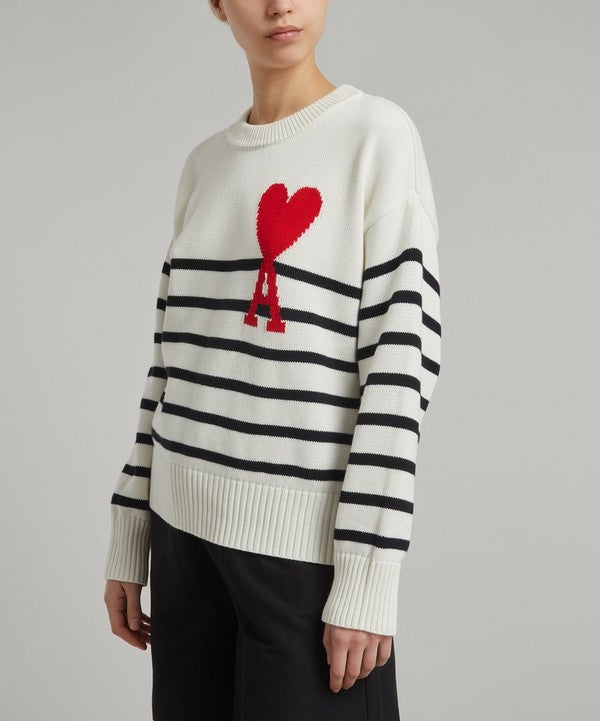 Ami Alexandre Mattiussi Love Printed Sweater S 2AM23 - TUZZUT Qatar Online Shopping