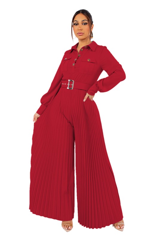 Chic Vintage Lapel Long Sleeve Pleated Loose Sports Suit 3XL B-79223 Chic Vintage Lapel Long Sleeve Pleated Loose Sports Suit 3XL B-79223