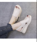 Wedges Buckle Women's Sandals 30369 - TUZZUT Qatar Online Shopping