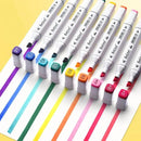 40 Pcs Multi-colored Alcohol Markers Set S4422082 - TUZZUT Qatar Online Shopping