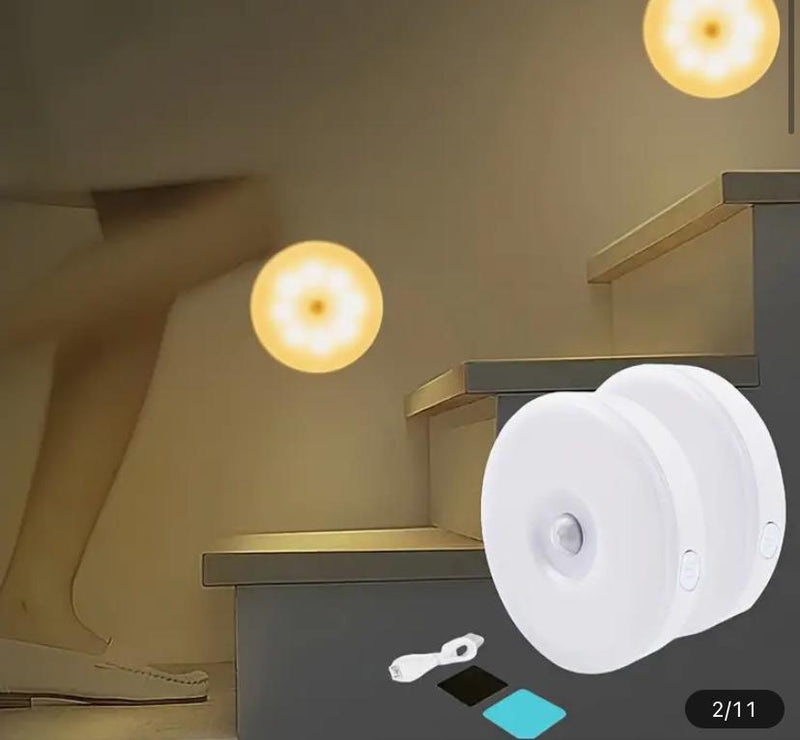 LED Round Intelligent Induction Lamp S4200545 - TUZZUT Qatar Online Shopping