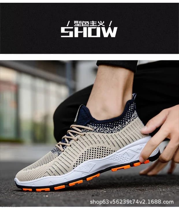 Men Casual Sneakers Light Breathable Sport Shoes S3778204 - TUZZUT Qatar Online Shopping