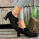 Trendy Crystal High Heel Women's Fashion Shoe 616 - TUZZUT Qatar Online Shopping