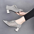 Trendy Crystal High Heel Women's Fashion Shoe 616 - TUZZUT Qatar Online Shopping