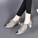 Trendy Crystal High Heel Women's Fashion Shoe 616 - TUZZUT Qatar Online Shopping