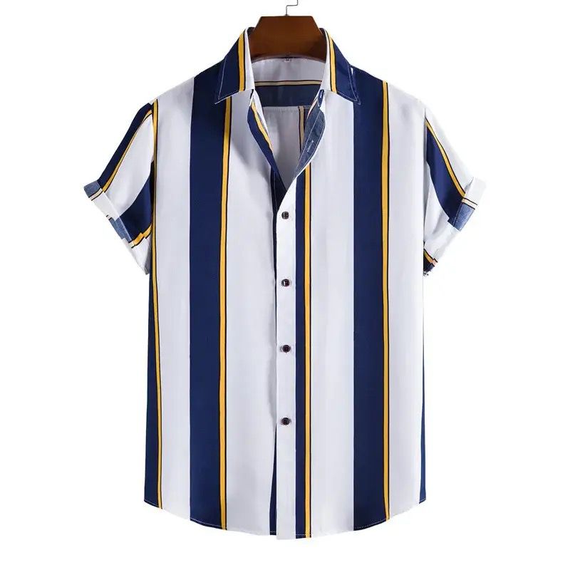 Camisas Para Hombre Summer New Men's Short-sleeved Shirts L X4613301 Camisas Para Hombre Summer New Men's Short-sleeved Shirts L X4613301