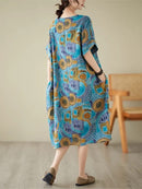 Summer Oversized Midi Dress Women X4954654 - TUZZUT Qatar Online Shopping