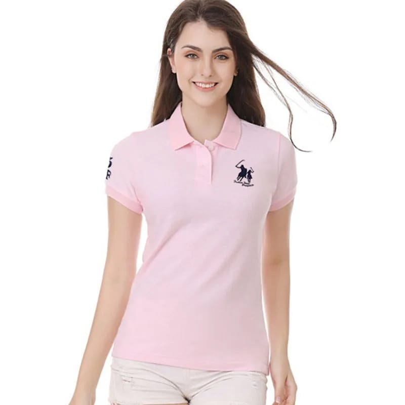 High Quality Summer New Lady Short Sleeve Polo Shirts M S4960101 - TUZZUT Qatar Online Shopping