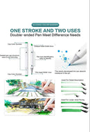 40 Pcs Multi-colored Alcohol Markers Set S4422082 - TUZZUT Qatar Online Shopping