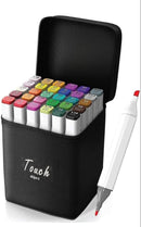 40 Pcs Multi-colored Alcohol Markers Set S4422082 - TUZZUT Qatar Online Shopping