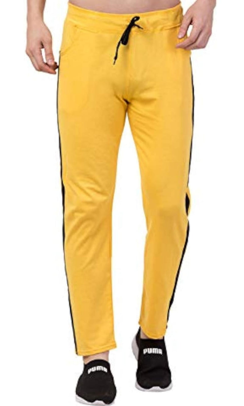 Men's Regular Fit Side Striped Casual Track pants L S3513536 - TUZZUT Qatar Online Shopping