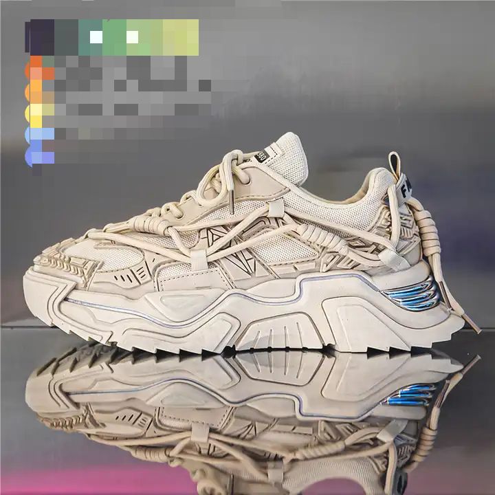 Platform Men Shoes Fashion Clunky Sneakers 41 - TUZZUT Qatar Online Shopping