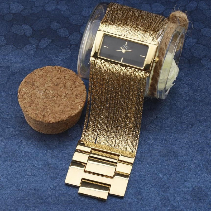 Top Women's Fashion Dress Luxury Bracelet Wristwatch S374081 - TUZZUT Qatar Online Shopping