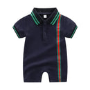 Cute Baby Boys Girls Summer Rompers Cotton Toddler Short Sleeve Jumpsuits 0-3M S4474034 - TUZZUT Qatar Online Shopping
