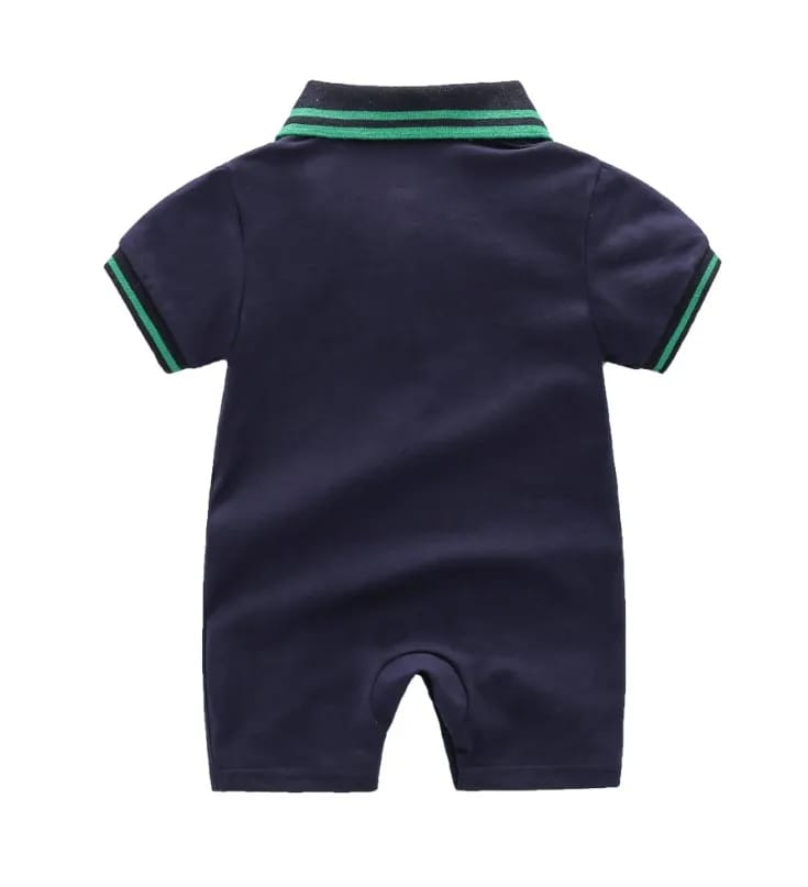 Cute Baby Boys Girls Summer Rompers Cotton Toddler Short Sleeve Jumpsuits 0-3M S4474034 - TUZZUT Qatar Online Shopping