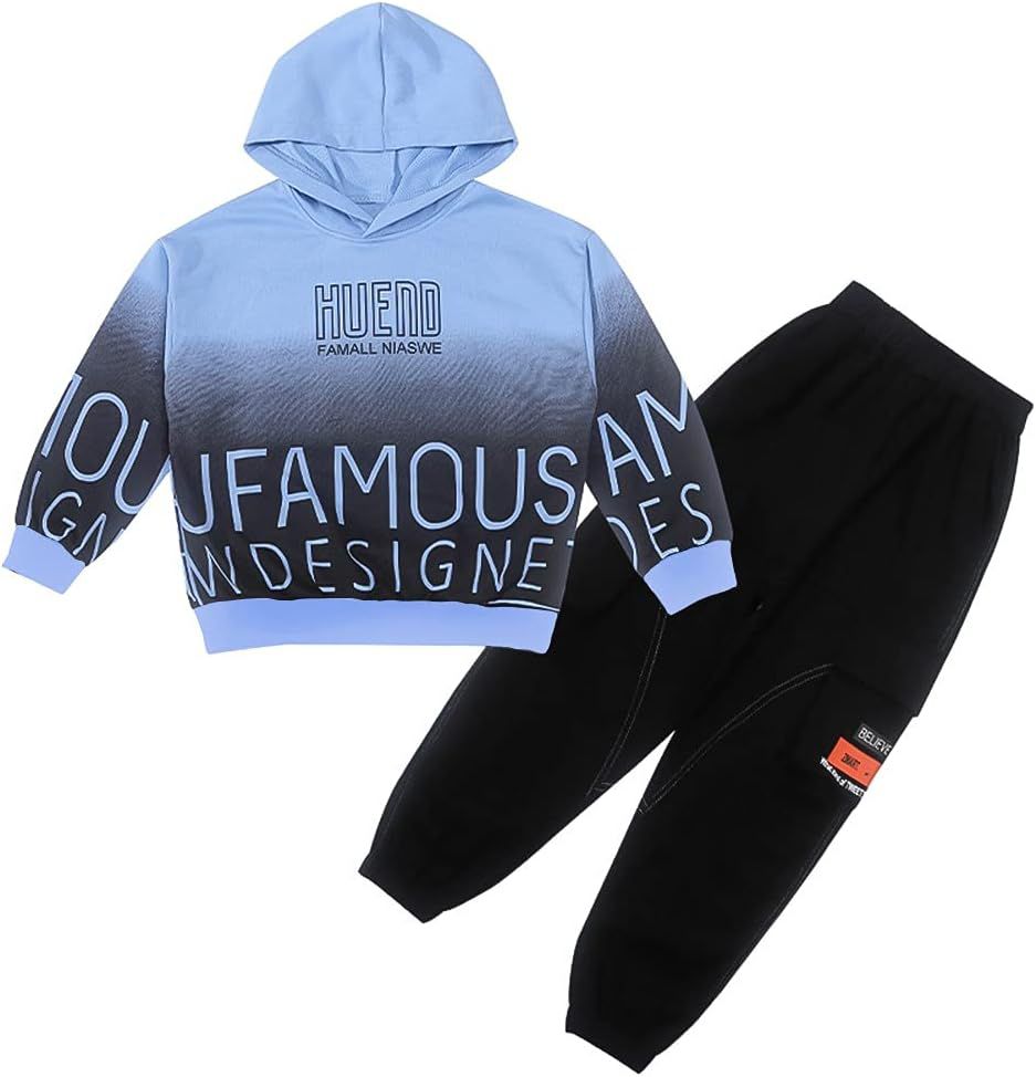Boys Hooded Tracksuit Kids 2 Pieces 11-12Y S4006838 Boys Hooded Tracksuit Kids 2 Pieces 11-12Y S4006838