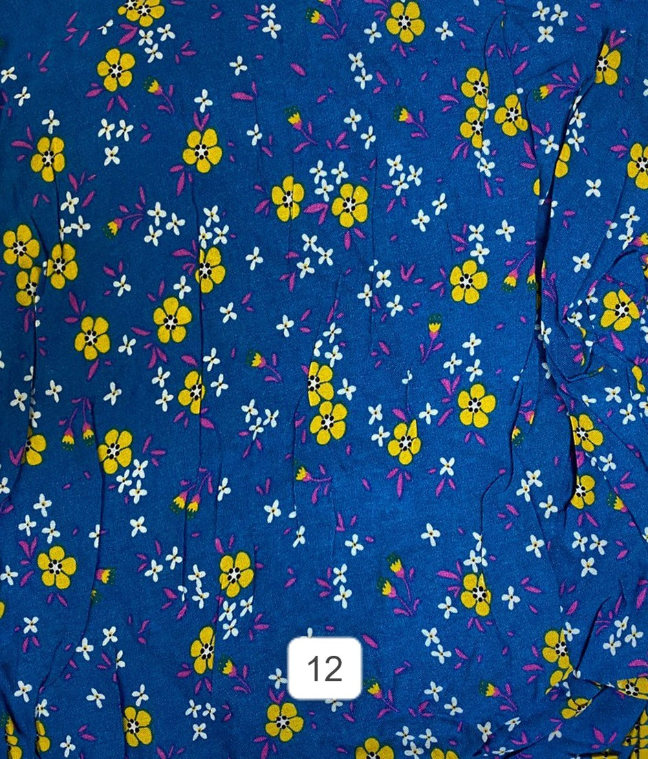 Floral Printed Hijab Women's Prayer Dress Isdal Asdal PD-1050-04 Floral Printed Hijab Women's Prayer Dress Isdal Asdal PD-1050-04