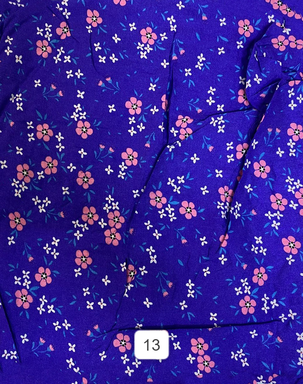 Floral Printed Hijab Women's Prayer Dress Isdal Asdal PD-1050-04 Floral Printed Hijab Women's Prayer Dress Isdal Asdal PD-1050-04