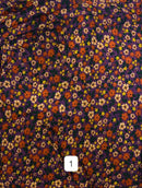 Floral Printed Hijab Women's Prayer Dress Isdal Asdal PD-1050-04 - TUZZUT Qatar Online Shopping