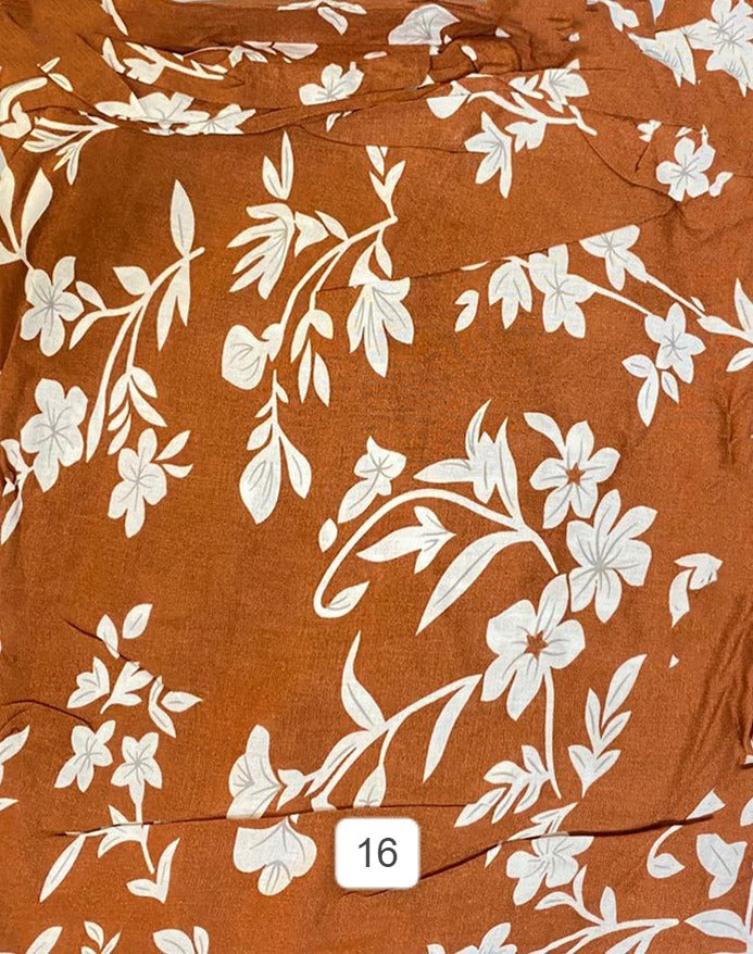 Floral Printed Hijab Women's Prayer Dress Isdal Asdal PD-1050-04 Floral Printed Hijab Women's Prayer Dress Isdal Asdal PD-1050-04