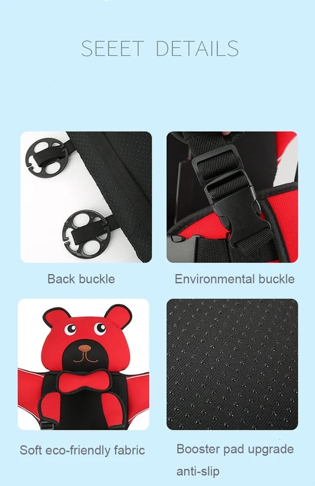 Child Safety Seat Mat for 9 Months To 12 Years Old Child Safety Seat Mat for 9 Months To 12 Years Old