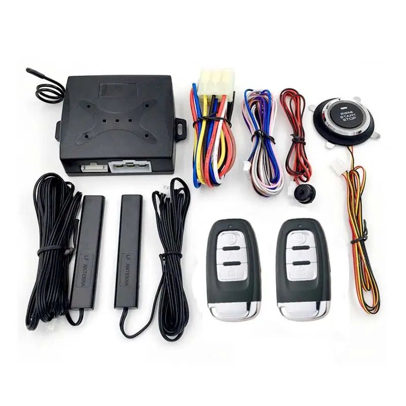 Car Alarm PKE Keyless Entry Smart Start System Push Button Start Stop Engine Kit Car Alarm PKE Keyless Entry Smart Start System Push Button Start Stop Engine Kit