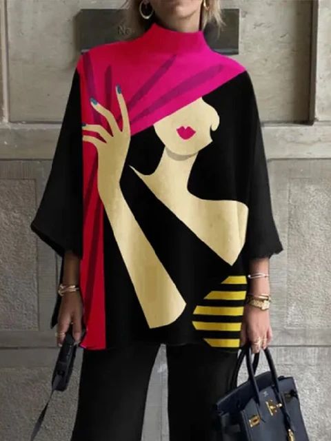 Women Fashion Personality Long Sleeve Casual Tops Spring Autumn 071010866 Women Fashion Personality Long Sleeve Casual Tops Spring Autumn 071010866