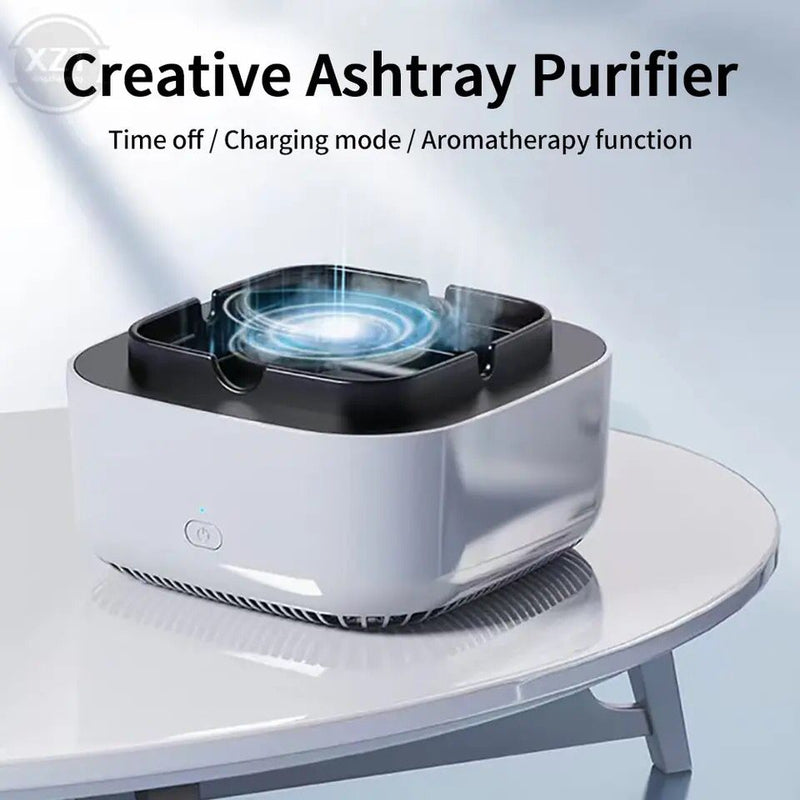 Chargable Ashtrays with Deodorizer Negative Ion Purifier Ashtray Air Purification TS-08