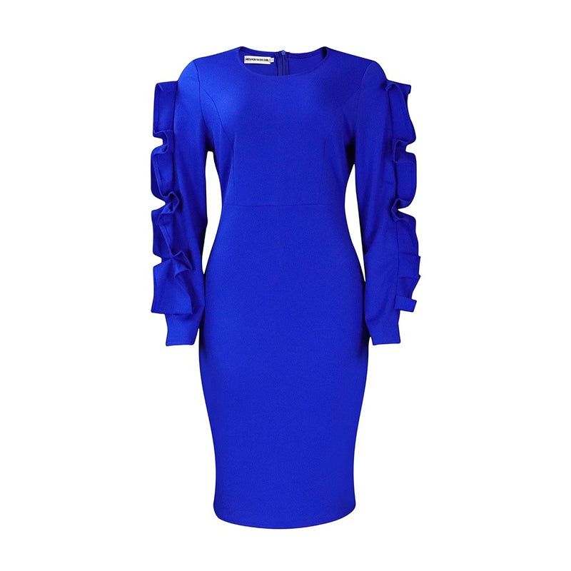 Women's Long Sleeve Bodycon Dress M 445258