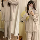 2 Pcs Women 's Long Sleeve Sleep Set XL 479044 - TUZZUT Qatar Online Shopping