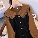 Women's Long Sleeve Tea Dresses M 462580 - TUZZUT Qatar Online Shopping