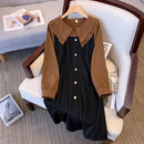 Women's Long Sleeve Tea Dresses M 462580 - TUZZUT Qatar Online Shopping