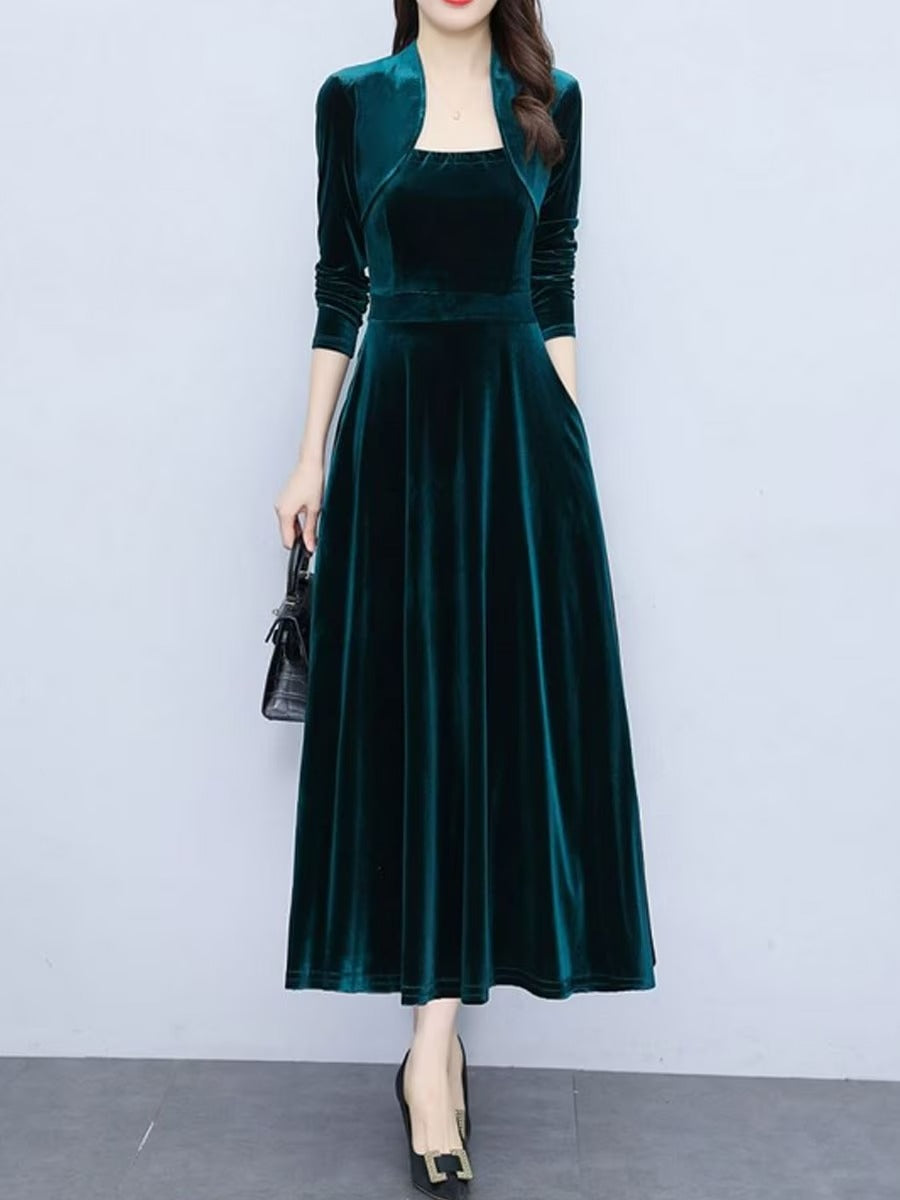 Women's Long Sleeve Tea Dresses L 472803 Women's Long Sleeve Tea Dresses L 472803