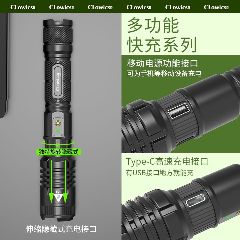 Strong LED Flashlight