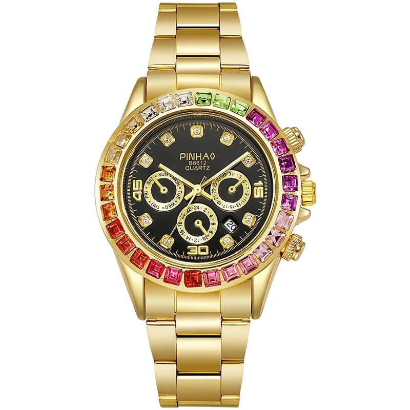 Luxury Brand Rhinestone Quartz Watch W197526 Luxury Brand Rhinestone Quartz Watch W197526