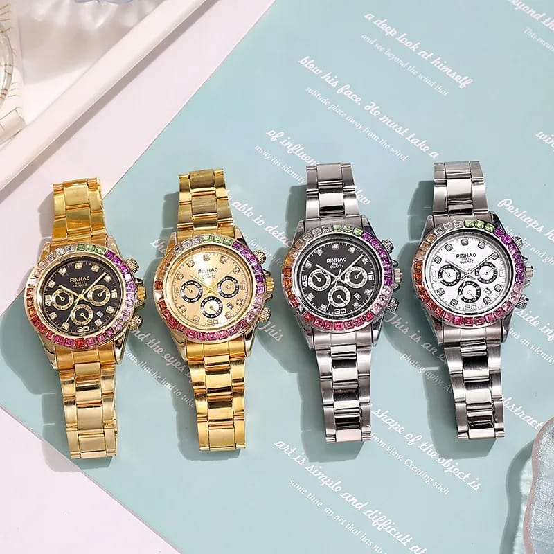 Luxury Brand Rhinestone Quartz Watch W197526 Luxury Brand Rhinestone Quartz Watch W197526