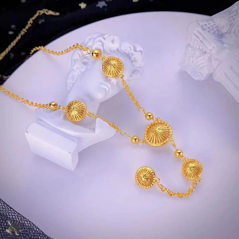 Yellow Gold Color Pendant Necklace X5060005